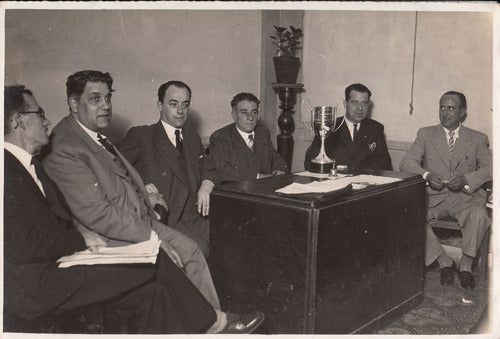 1942 Liga Futbol Barrio Reducto Fotografia Mesa Directiva 0