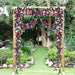 Miracliy 8 Piezas 66 Ft Guirnalda De Flores Fake Rose Vine F 2