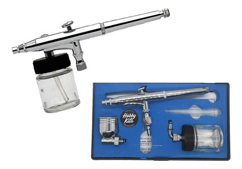 Gravity Feed Airbrush with Side Cup and Filter 0.5mm 2