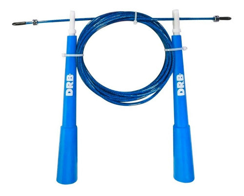 DRB Steel Jump Rope Speed Rope Adjustable for Box Gym 0