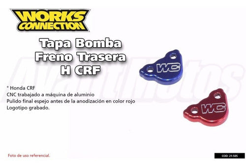 Works Connection Tapa Bomba Freno Trasero - CRF Avant Motos 1