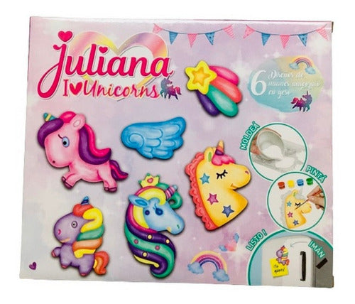 Juliana Set I Love Unicorns Yeso Manualidades Mt3 Jul002 Ttm 0