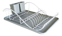 Baby Movil Dish Rack with Cutlery Holder Chrome with Tray 0