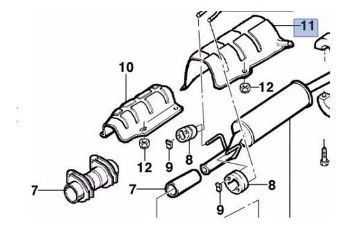 Chapa Aislante Cubre Escape Chevrolet Agile Original Gm 2