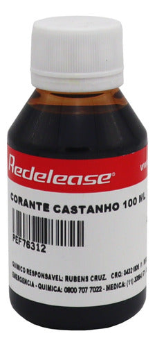 Corante Translúcido Castanho P Resinas Poliester Epoxi 100ml 0