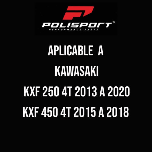 Front Disk Cover Kawasaki KXF 450 4T 2015 to 2018 Green 4