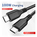 USB-C to USB-C Fast Charging PD 100W Cable 1m 9