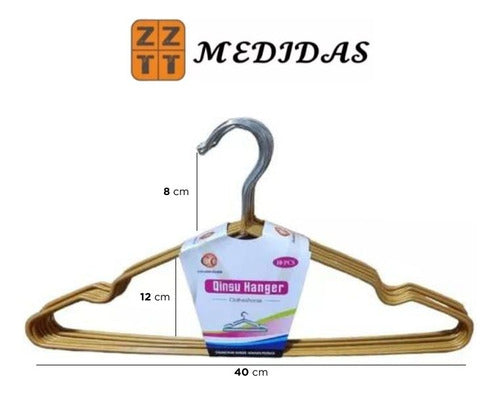 ZZTT Set X5 Percha Acero Galvanizado Engomado Antideslizante 1