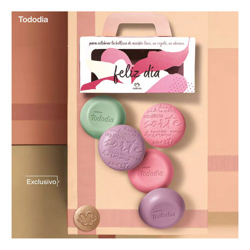 Natura Tododia Box of Sculpted Soaps X5 Units 1