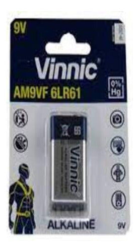 Bateria 9 V Alkaline Vinic -pack X 4 Unidades 0