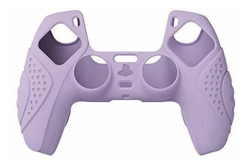 Funda Anti Deslizante Silcona Control Playstation 5 Purpura 1