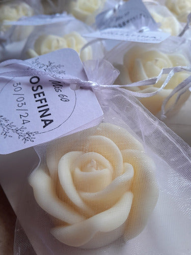 Nuance Soy Wax Rose Candle Souvenir 3