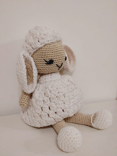Crochet Sheep Amigurumi Attachment Doll 2