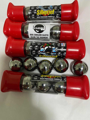 Pinball Premium Balls. Silver Jet, As Melhores, Made In Usa. 2