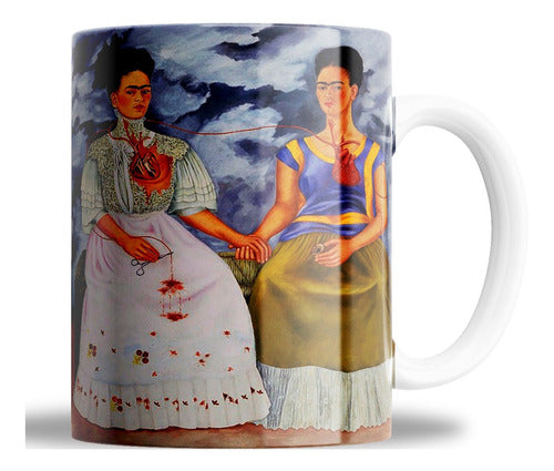 Perito Sublimacion Taza De Ceramica-Arte-Frida Khalo 1