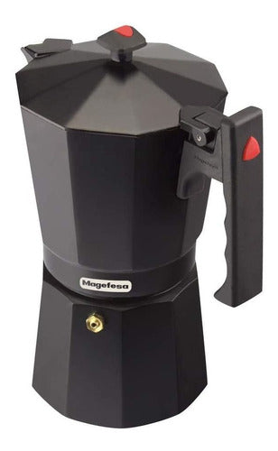 Magefesa Colombia Noir Manual Moka Coffee Maker - 3 Cups 0