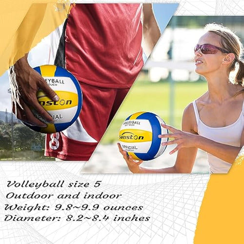 Senston Soft Volleyball, Waterproof for Indoor and Outdoor Use 1