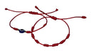 7 Knots and Evil Eye Pack of 2 Protection Bracelets 0