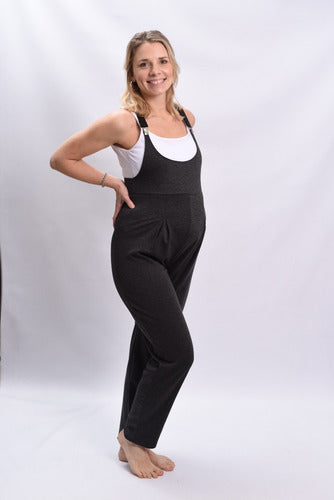 Victoria Candel Black Lycra Jumpsuit for Pregnant Women 7