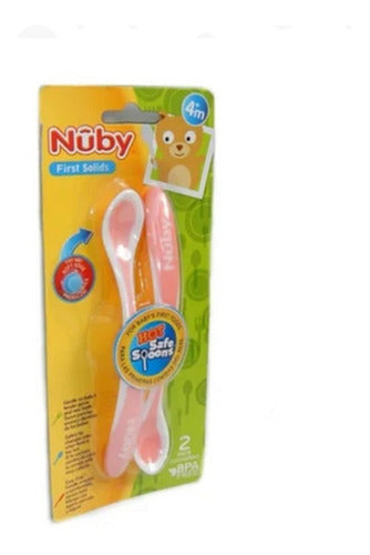 Nuby Hot Safe Baby Spoons Set 4m+ 1