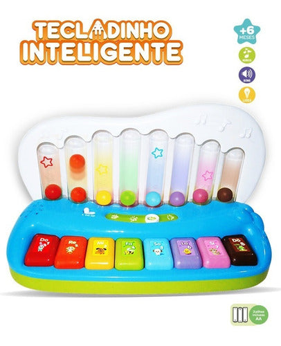 Brinquedo Educativo Tecladinho Inteligente Aprende Brincando 1