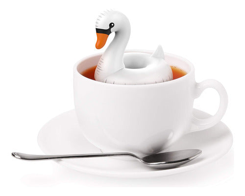 Infusor De Chá Genuíno Fred Float Tea Swan Em Aço Inoxidável 1