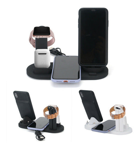 PP 5 In 1 Wireless Multi-Device Charging Base for Mobile Phones 4