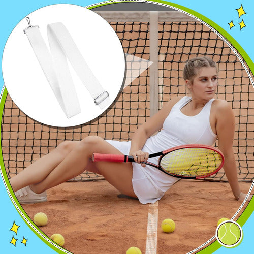 Cindeer Portable Adjustable Tennis Net, 99 Cm X 5 Cm, White 1