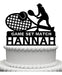 Personalized Tennis Player Cake Topper Decoration - PLA - PATATA 3D 0