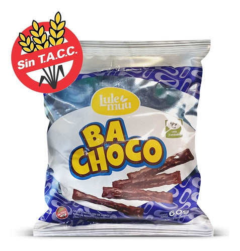 Lulemuu Ba Choco Chocolate Covered Rice Cookies 60g X3 2