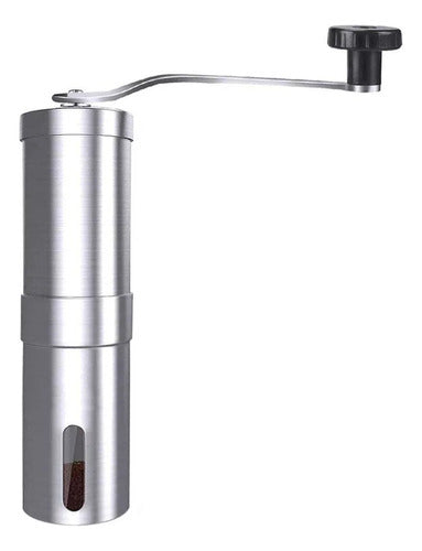 Stainless Steel Manual Coffee Grinder with Ceramic Mill 0