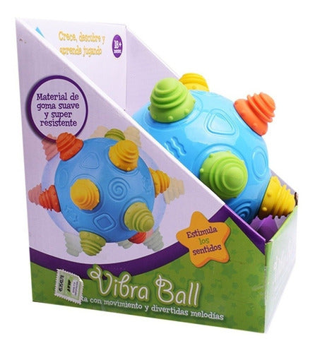 Pelota  Saltarina Para Bebe Didáctico Vibra Ball 3