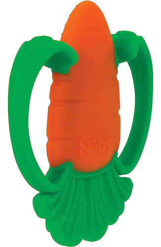 ~? Nuby Veggie Teether For Teething Relief - Soft Bpa-free B 1