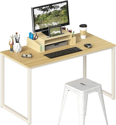 Puro Campo Modern Desks in Iron and Premium Wood - 2m Long 0