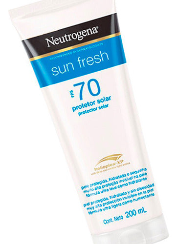 Neutrogena Sun Fresh Protector Solar Crema Fps 70 200ml 6c 4