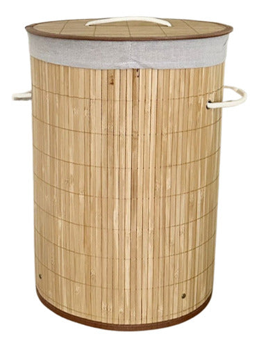 Rectangular Metal Laundry Basket with Fabric Lid Organizer - Premium Quality 0