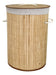 Rectangular Metal Laundry Basket with Fabric Lid Organizer - Premium Quality 0