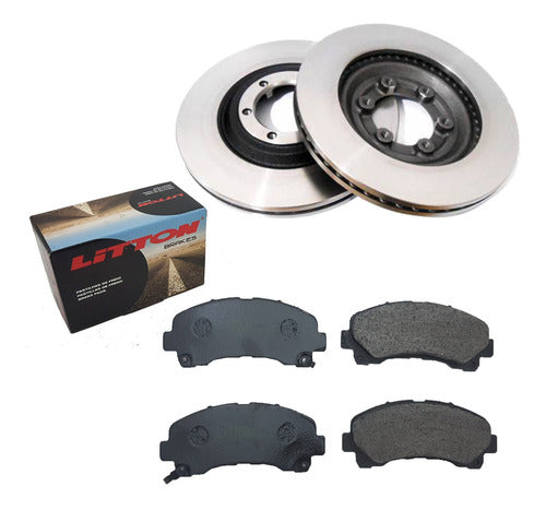 Interparts Kit Discos Y Pastillas Chevrolet S10 Trailblazer 2012- Dela 0