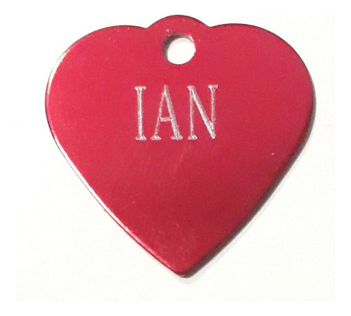 Heart-Shaped Pet ID Tags 2