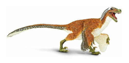 Velociraptor Emplumado Safari Figura Dinosaurio Muñeco Atrix 0