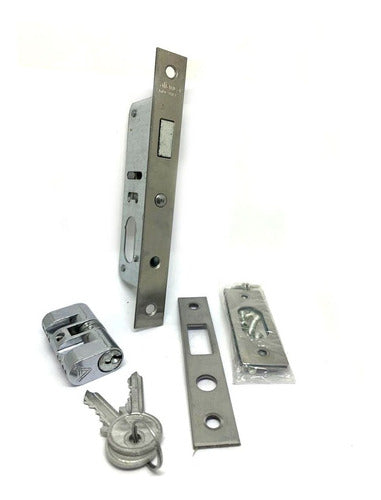 Aliança Sliding Door Lock with Cylinder 0