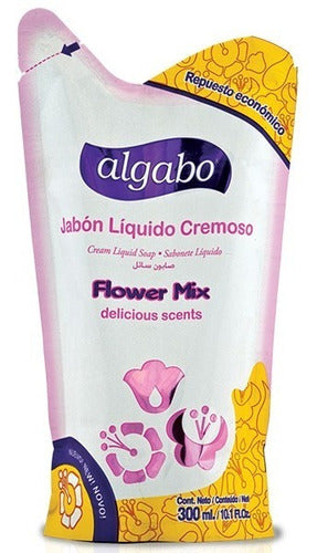 Algabo 12 Liquid Soap Coconut and Vanilla Refill X 300 ML 2