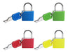 Set Mini Candado C/llaves P/maletas/mochilas/lockers/4color 0