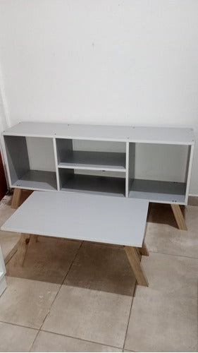 TV Rack + Coffee Table Set 1