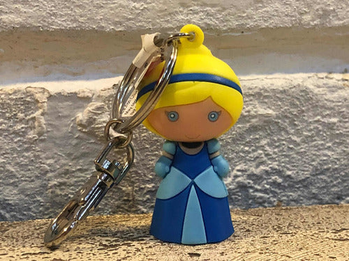 Disney Cinderella Original Parks Rubber Keychain 0