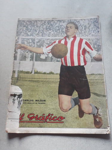 El Grafico N° 830 Año 1935 Poster Beristain Platense - Boca 0