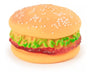 Interactive Burger Toy with Squeaker for Pets 0