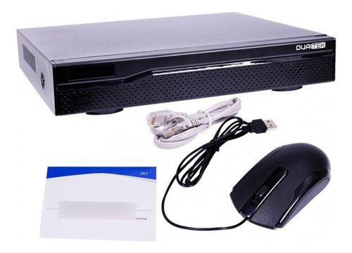 Video Grabadora Xvr Dvr Nvr 4 Canales 12v Monit. En Vivo 0