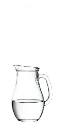 Pasabahce Bistro Glass Pitcher 250 CC - Perfect for Water, Juices, and Beverages! 0