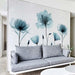 M ACHOOSE Blue Flower Wall Decals 1